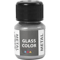 Creativ Company Glass color metal, zilver, 30 ml/ 1 fles - thumbnail