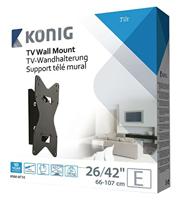 Kantelbare muurbeugel "26-42" 66-107cm 40kg - thumbnail
