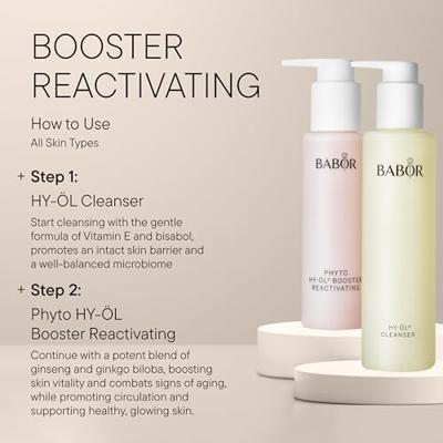 Babor Cleansing Phyto Hy-Oil Booster Reactivating 100ml Make-up verwijderaar en reiniger Babor Cleansing Phyto Hy-Oil Booster Reactivating 100ml Make-up verwijderaar en reiniger