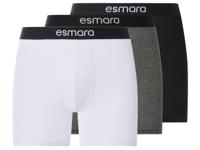 esmara Men Set van 3 heren boxers (Zwart/grijs/wit, L) - thumbnail