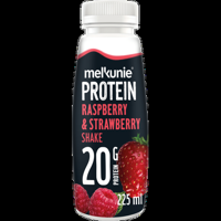 Melkunie Protein Raspberry & Strawberry Flavoured Shake 225 ml bij Jumbo - thumbnail