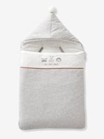 MINI COMPAGNIE engelnestje van biologisch katoen* grijs gechineerd - thumbnail