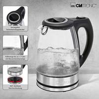 Clatronic WKS 3744 G Waterkoker Aantal/Volume: 1.7 l RVS, Glas - thumbnail