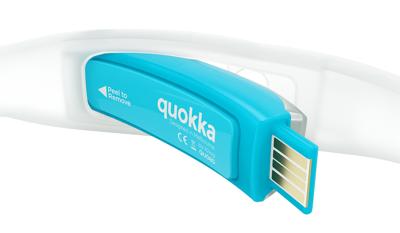 Knog hoofdlamp "quokka run" headlight quokka run transparent / blue