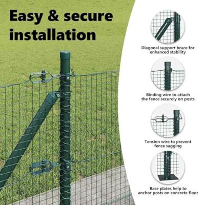 VidaXL Afrasteringspaal groen 25 x 0,6 m (19 x 19 mm gaas) VidaXL Afrasteringspaal groen 25 x 0,6 m (19 x 19 mm gaas)