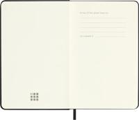 Moleskine notitieboek, ft 9 x 14 cm, gelijnd, harde cover, 192 bladzijden, zwart - thumbnail