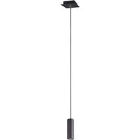 LED Hanglamp - Trion Mary - GU10 Fitting - 1-lichts - Rond - Mat Zwart - Aluminium - thumbnail