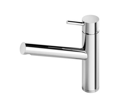 Keukenmengkraan Hotbath Fellow 1-hendel Draaibare Uitloop Chroom