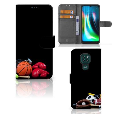 Motorola Moto G9 Play | E7 Plus | Wallet Case | met Pasjes | Sports Motorola Moto G9 Play | E7 Plus | Wallet Case | met Pasjes | Sports