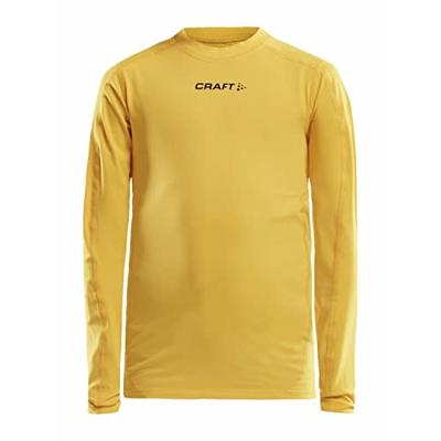 Craft 1906860 Pro Control Compression Tee LS JR - Yellow - 134/140 Craft 1906860 Pro Control Compression Tee LS JR - Yellow - 134/140