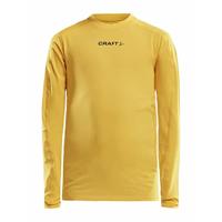 Craft 1906860 Pro Control Compression Tee LS JR - Yellow - 134/140 - thumbnail
