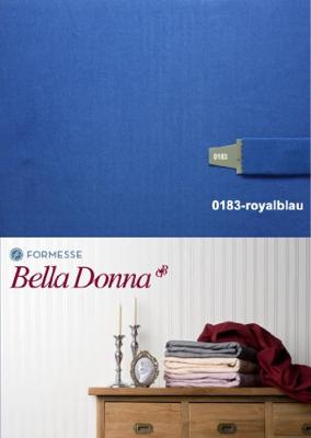 Bella Donna Bella Donna Hoeslaken Jersey Tweepersoons royalblauw-0183 140/190-160/220
