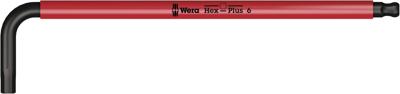 Wera 950 SPKL Stiftsleutel Multicolour, Metrisch, BlackLaser, Hex-Plus, 6.0 mm - 1 stuk(s) - 05022612001