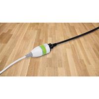 Renkforce 1362918 Stroom Verlengkabel Wit, Groen 5.00 m H05VV-F 3G 1,5 mm² Met tussenschakelaar - thumbnail