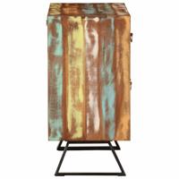 Ladekast 70x35x70 cm massief gerecycled hout meerkleurig - thumbnail