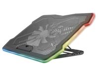Trust GXT1126 AURA LAPTOP COOLING STAND Laptopstandaard Zwart - thumbnail