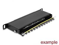 Delock 66866 19 inch Aardingskit voor patchkast Blauw, Geel - thumbnail