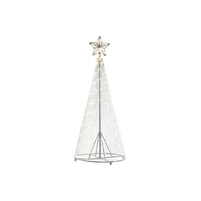 Kerstversiering DKD Home Decor Zilverkleurig 25 x 25 x 60 cm