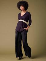 Zwangerschapstop in de stijl van een blouse ENVIE DE FRAISE zwart - thumbnail