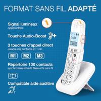 Draadloze telefoon Alcatel XL785 Wit - thumbnail