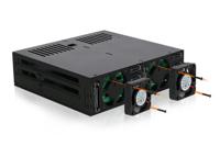 Icy Dock MB326SP-B 6x2,5 SATA hot swap Rack (1U) Zwart disk array - thumbnail