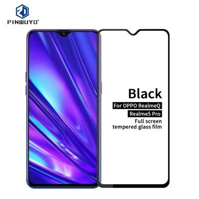 Voor OPPO Realme5 Pro/RealmeQ PINWUYO 9H 2.5 D volledig scherm gehard glas film (zwart)