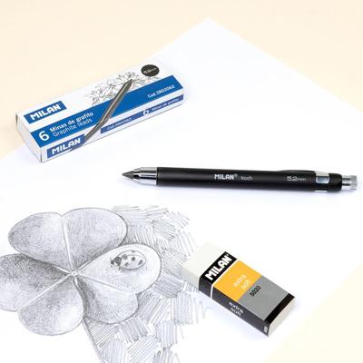 Vulpotlood Milan Touch Zwart 5,2 mm (6 Stuks)