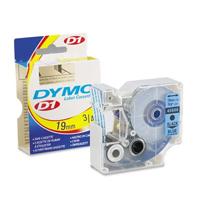 Labeltape Dymo LabelManager D1 polyester 19mm zwart op blauw | 5 stuks - thumbnail