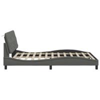 Bedframe zonder matras 120x200 cm stof donkergrijs - thumbnail