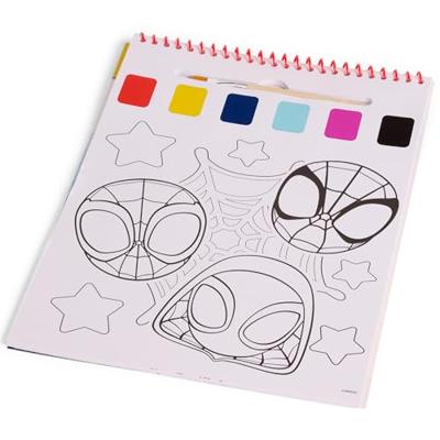 Canenco Spidey water verfset boek - incl kwast