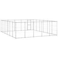 Hondenkennel 36,3 m² gegalvaniseerd staal - thumbnail