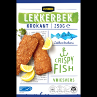 Jumbo Lekkerbek Krokant 2 stuks 250 g - thumbnail