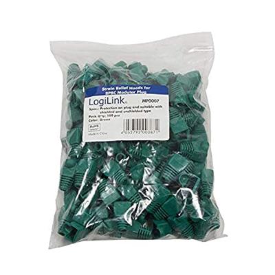 LogiLink MP0007 kabelbeschermer 100 stuks groen RJ45 - thumbnail