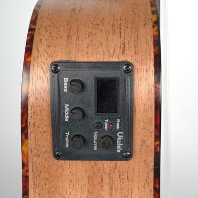 Cascha HH2048E Premium Mahogany E/A tenor ukelele set