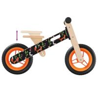 VidaXL Loopfiets voor kinderen oranje met print - thumbnail