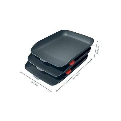 Leitz 53582089 brievenbakje Polystyreen (PS) Zwart Leitz 53582089 brievenbakje Polystyreen (PS) Zwart