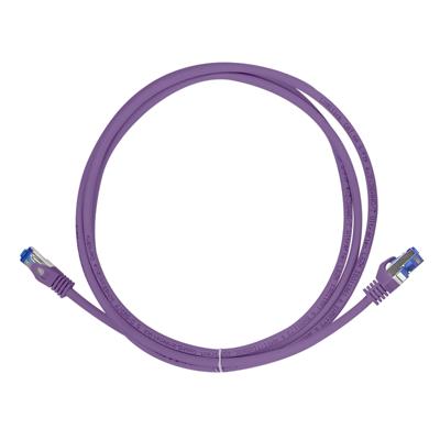 LogiLink C6A059S RJ45 USB-kabel CAT 6A S/FTP 2.00 m Violet 1 stuk(s)
