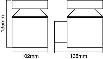 LEDVANCE ENDURA® STYLE CYLINDER L 4058075205338 LED-buitenlamp (wand) LED