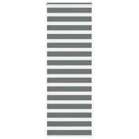 VidaXL Zebra rolgordijn 80x230 cm stofbreedte 75,9 cm donkergrijs - thumbnail