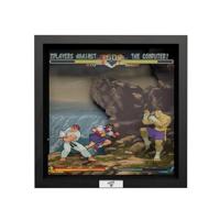 Pixel Frame - Street FIghter Alpha 2 - A Dramatic Battle (23cm x 23cm) - thumbnail