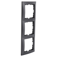 Berker S1 Afdekraam | 3-voudig | Antraciet - 66.046.24 - thumbnail