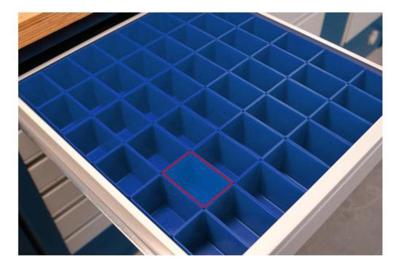 Raaco Magad bakje a9-1 blauw 47x39x55 ds a 96