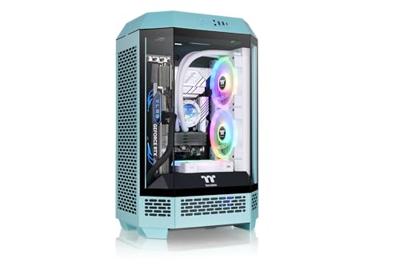 Thermaltake The Tower 300 Turquoise Micro-tower PC-behuizing Turquoise