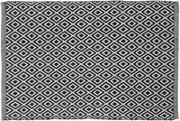 Sealskin Badmat Trellis 60x90 cm Katoen Zwart - thumbnail