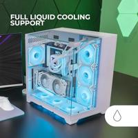 Micro ATX/ITX Mini tower BehuizingBehuizing Mars Gaming MCVISIONW Wit - thumbnail