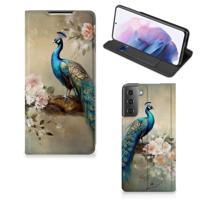 Smartphone hoesje voor Samsung Galaxy S21 Plus Vintage Pauwen - thumbnail