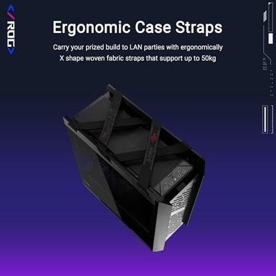 Asus ROG Strix Helios II Midi-tower PC-behuizing, Gaming-behuizing Zwart