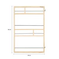 QUVIO Wandrek - 60 x 42 cm - Hout - thumbnail