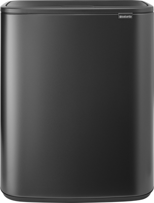 Brabantia Bo touch bin, 60 liter confident grey