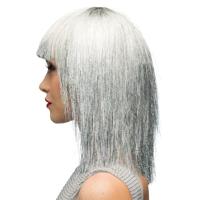 Boland Pruik crazy zilver - thumbnail